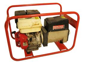 Stroomaggregaat   6,0 kva benzine