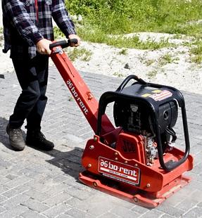 Trilplaat 500kg 85 cm diesel vooruit/achteruit