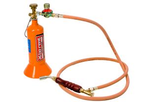 Loodgietersfles met brander