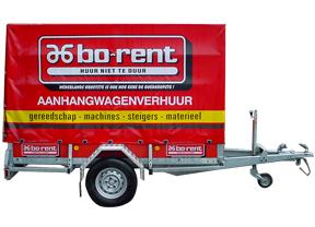 Enkelasser aanhanger met huif