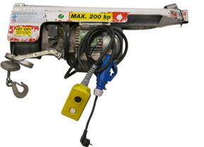 Steiger/Kozijnlier 200kg 230V