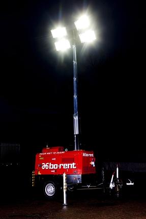 Hydraulische lichtmast aggergaat