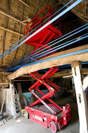 Schaarhoogwerker 10m accu