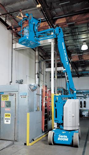 Knikgiekhoogwerker 11m accu met roterende jib